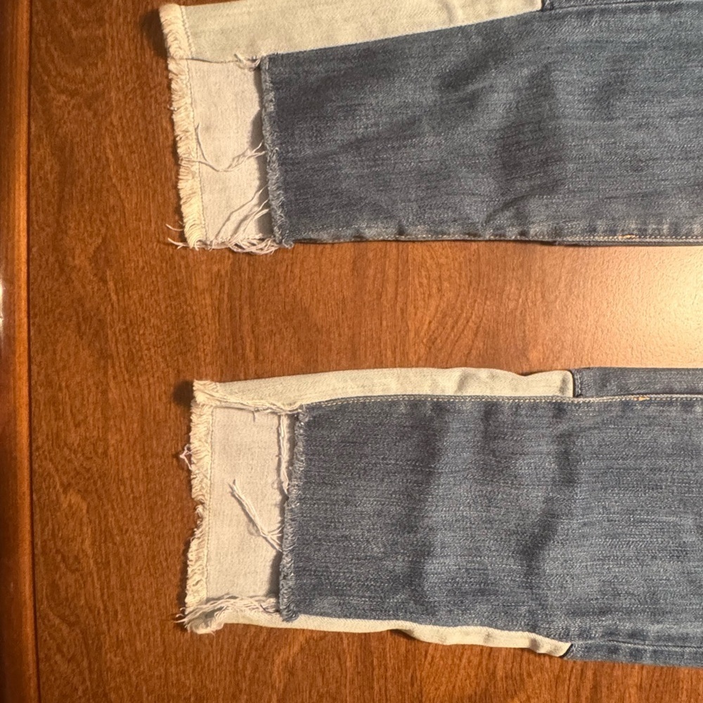 Pilcro and the letterpress Blue Skinny Jeans with light Accents, size 27 - Picture 2 of 7